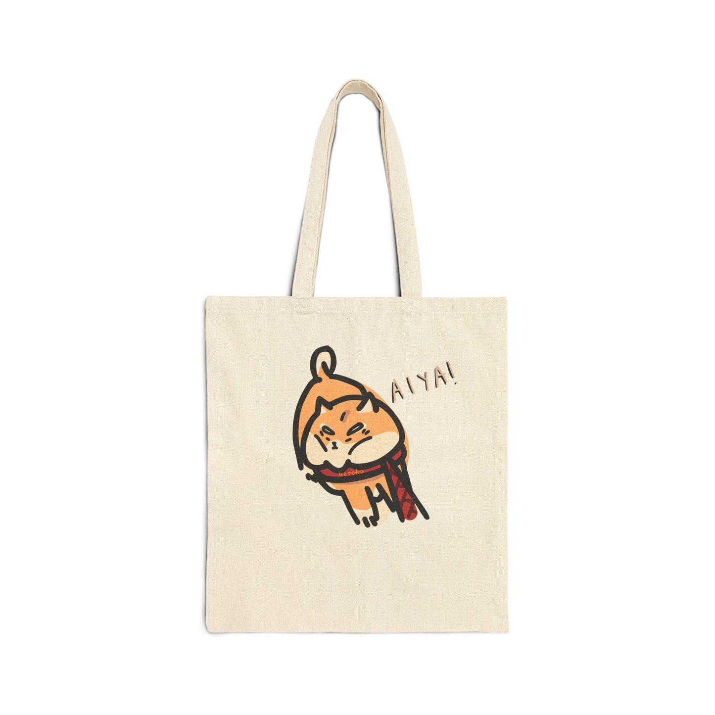 AIYA DOG Cotton Canvas Tote Bag