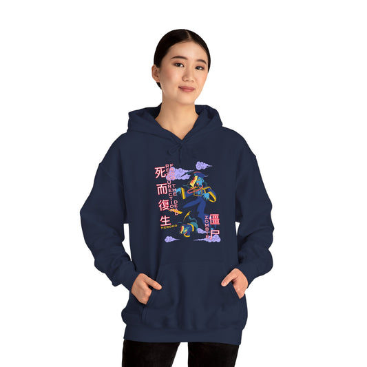 Halloween Unisex Hoodie, Chinese Ancient Zombies Design