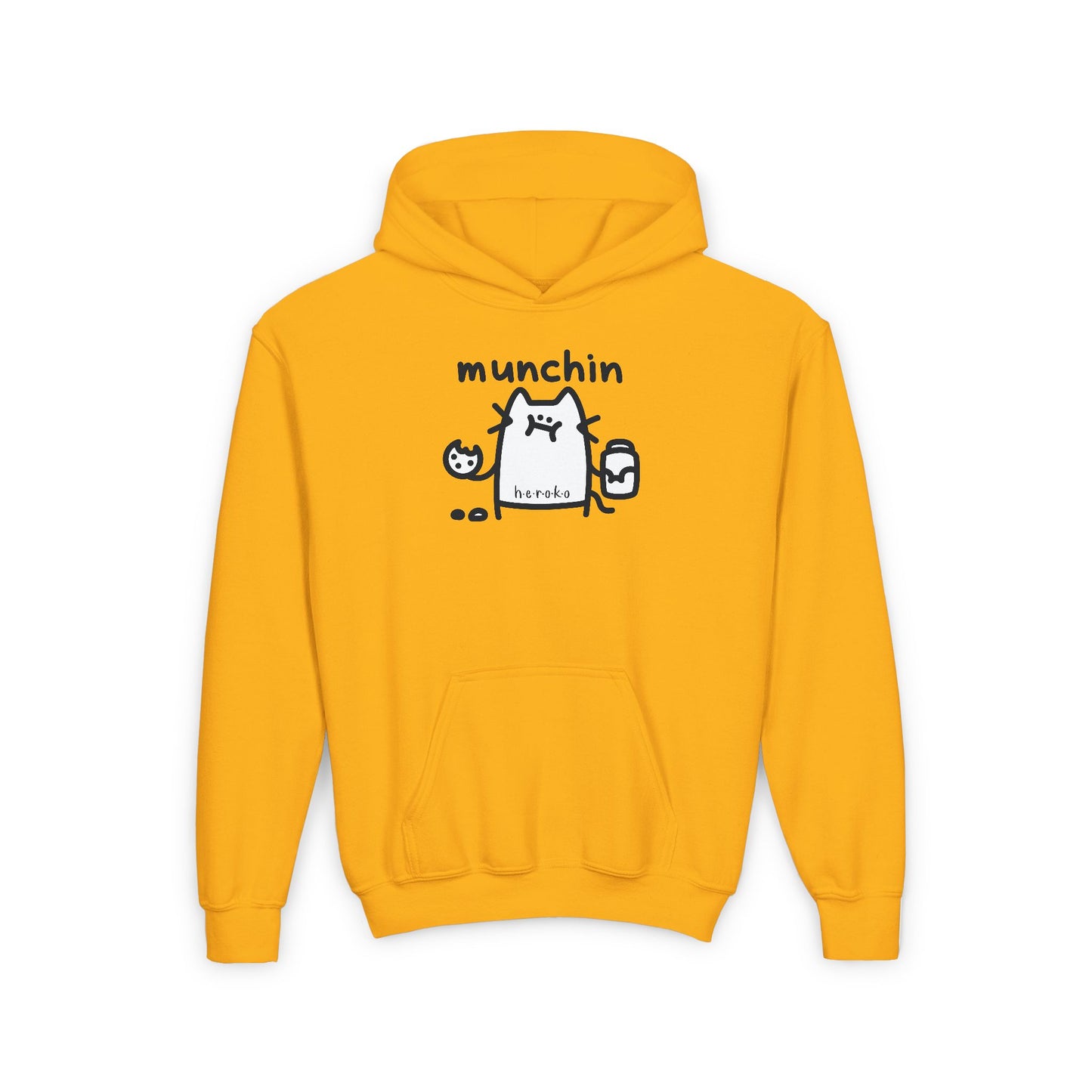 Youth MUNCHIN CAT Hooded Sweatshirts