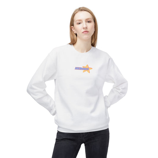 Adults HEROKO RETRO STAR Fleece Crewneck Sweatshirt