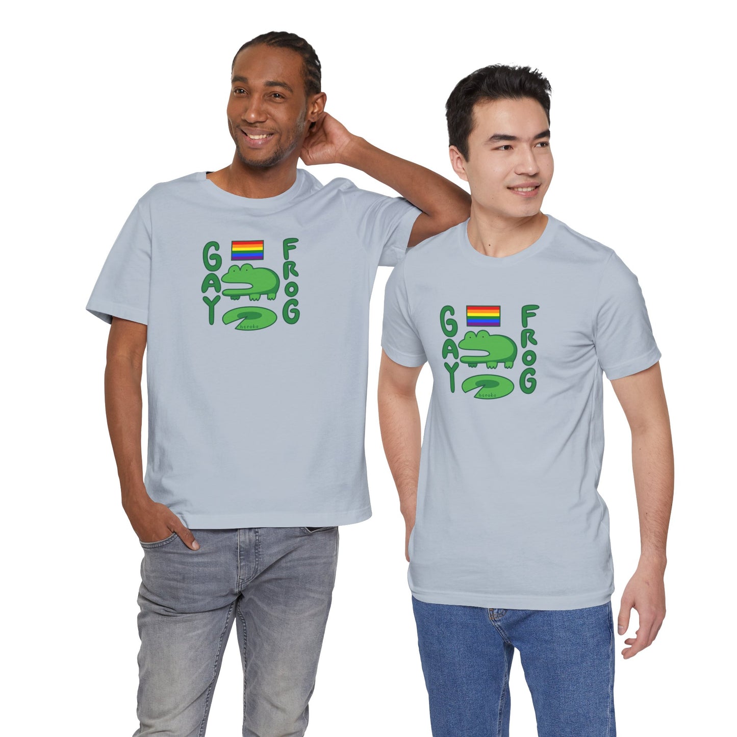 Adults LGBT FROG MEME Retail Fit Cotton Tee