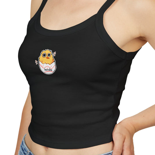 Cute Little Chick Women's Spaghetti Strap Tank Top - Perfect for Summer Outfits