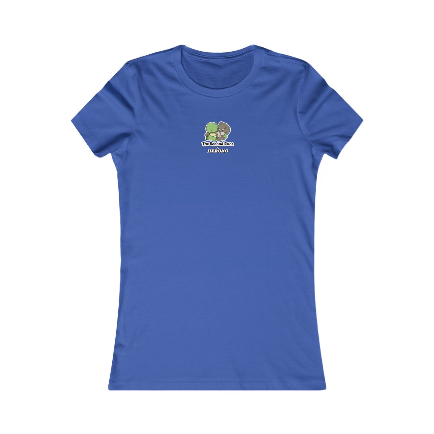 Women's Tee, The Second Race, Hugging Turtle and Puppy