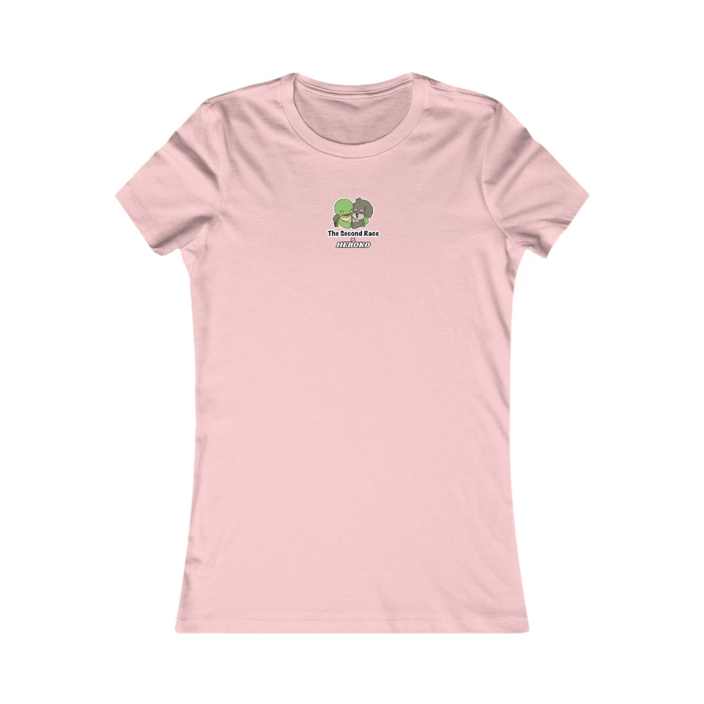 Women's Tee, The Second Race, Hugging Turtle and Puppy