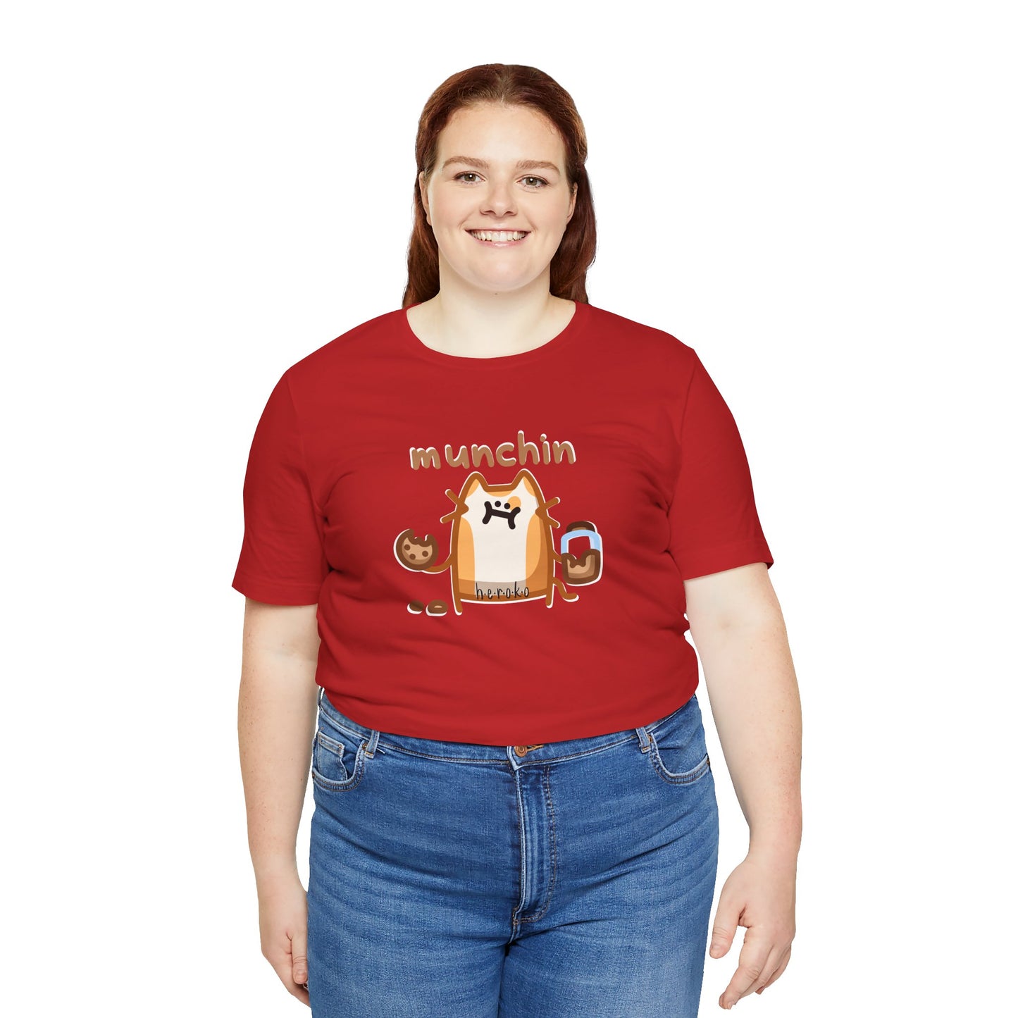 Adults BIG CAT MUNCHIN' Retail Fit Cotton Tee