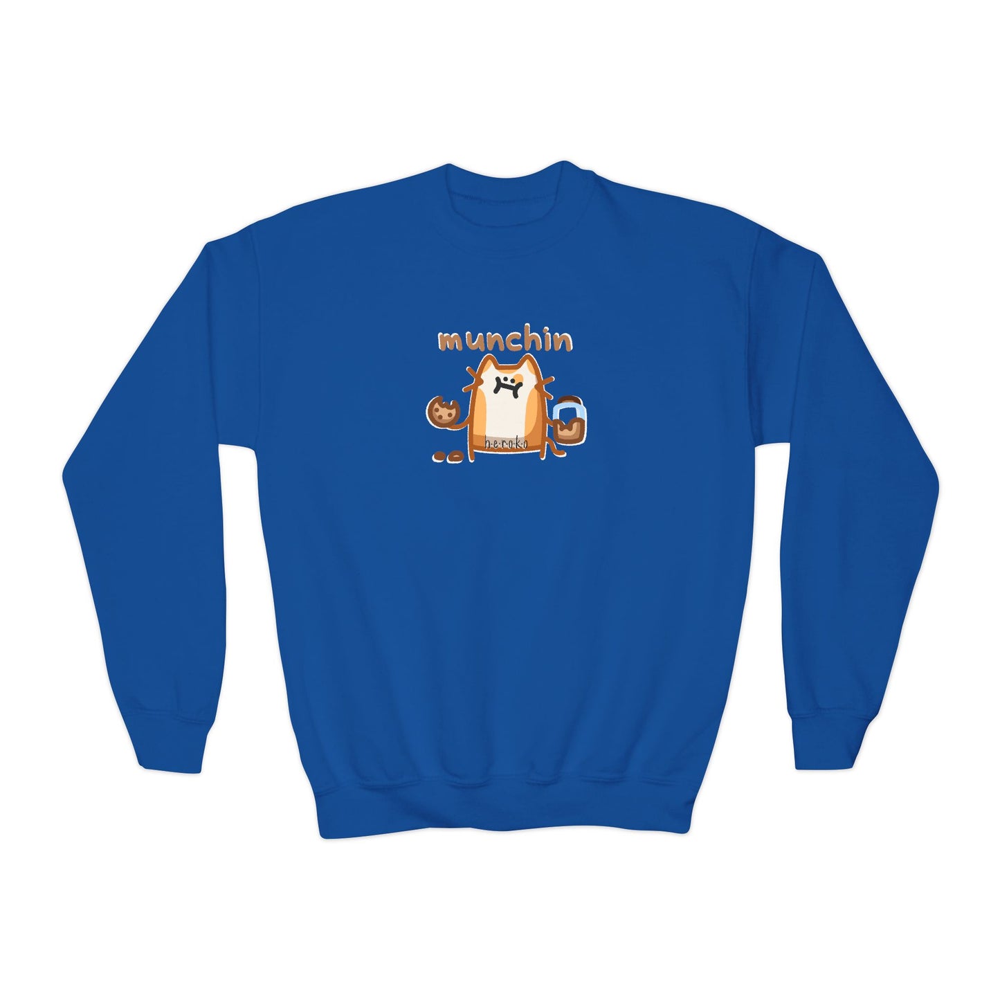 Youth MUNCHIN CAT Crewneck Sweatshirt