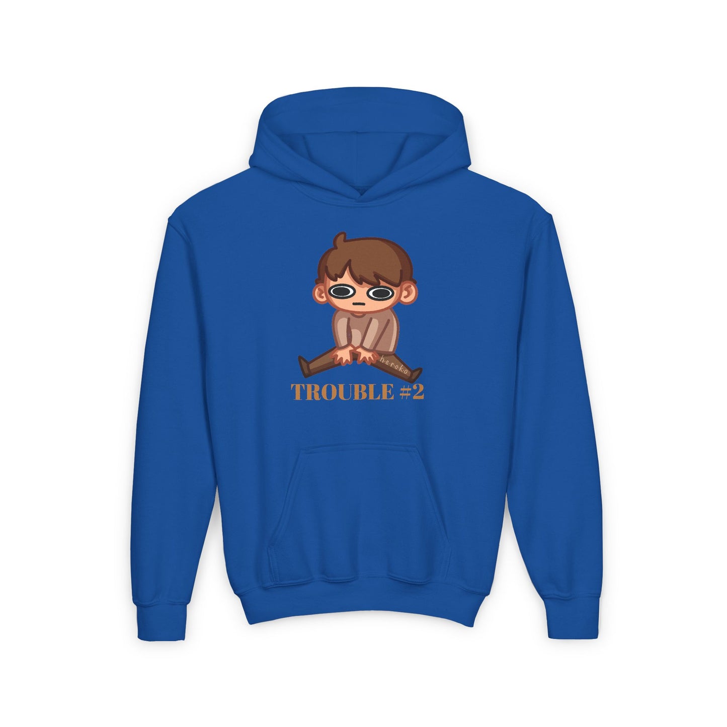 Youth TROUBLE #2 BOY Hooded Sweatshirts