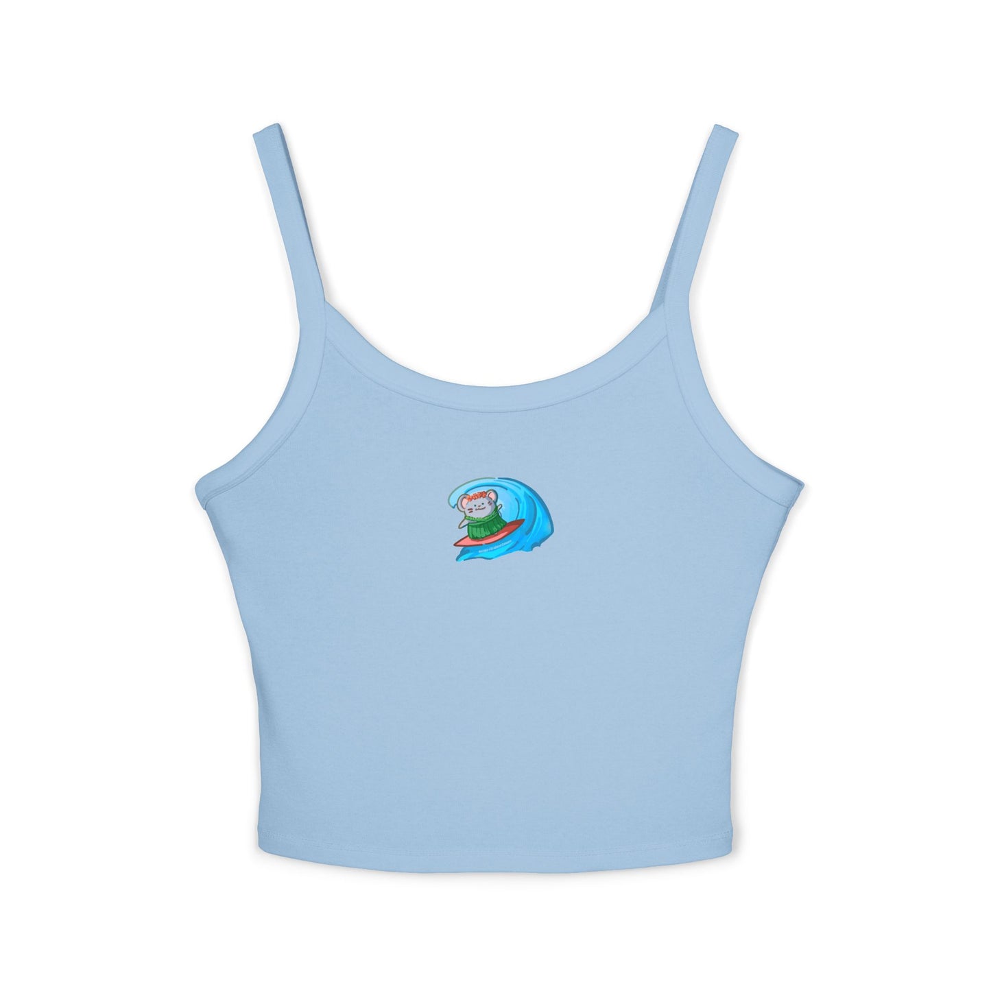 Surfing Mouse Tank Top - Women's Spaghetti Strap
