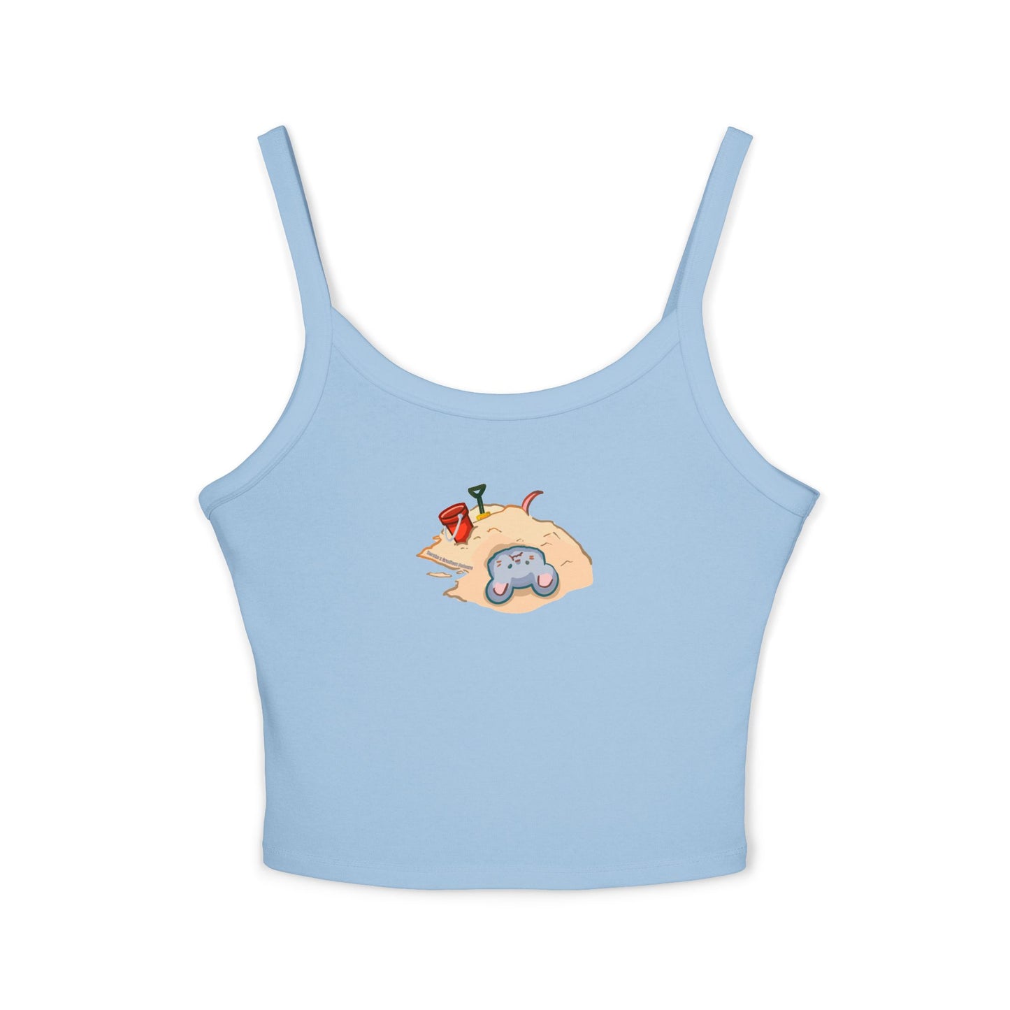 Sand Bathing Mouse Tank Top - Women's Spaghetti Strap