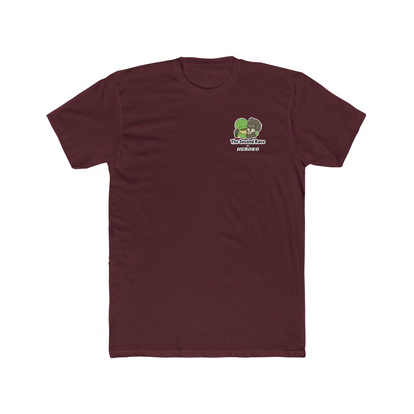 Adults Tee for "The Second Race" Book Turtle & Puppy