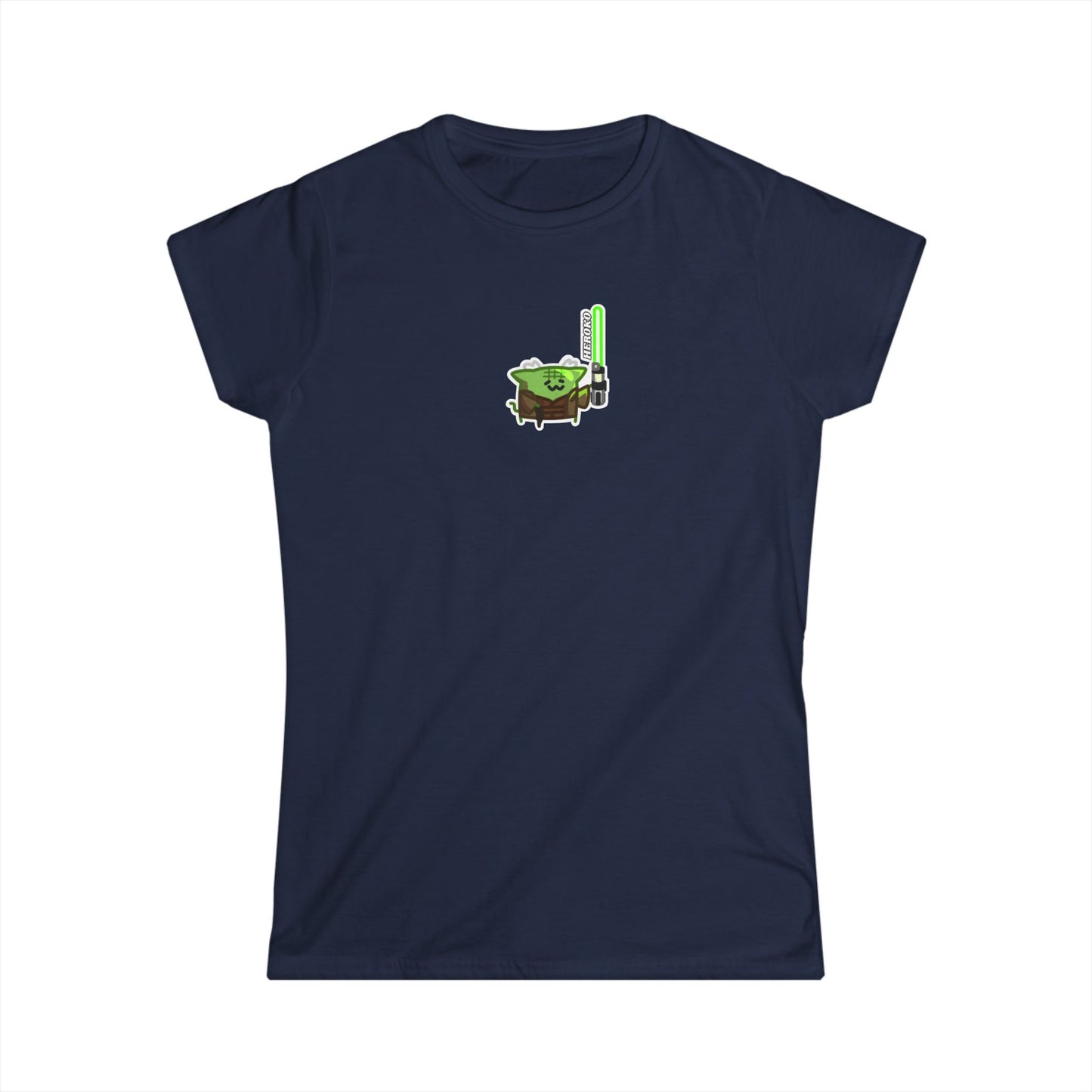 Slim Fit Tee - Jedi Master Cat Design