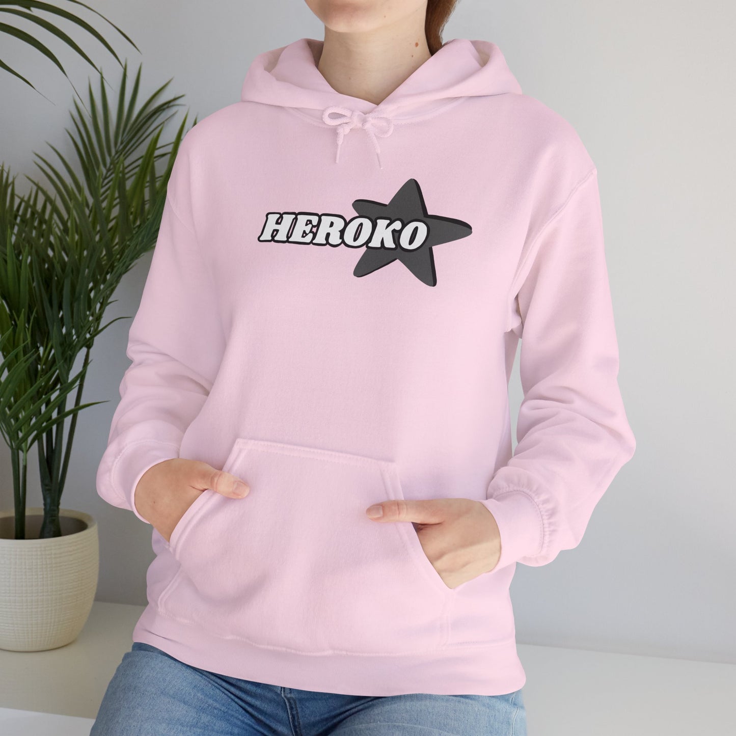 Adults HEROKO B&W STAR Hoodie