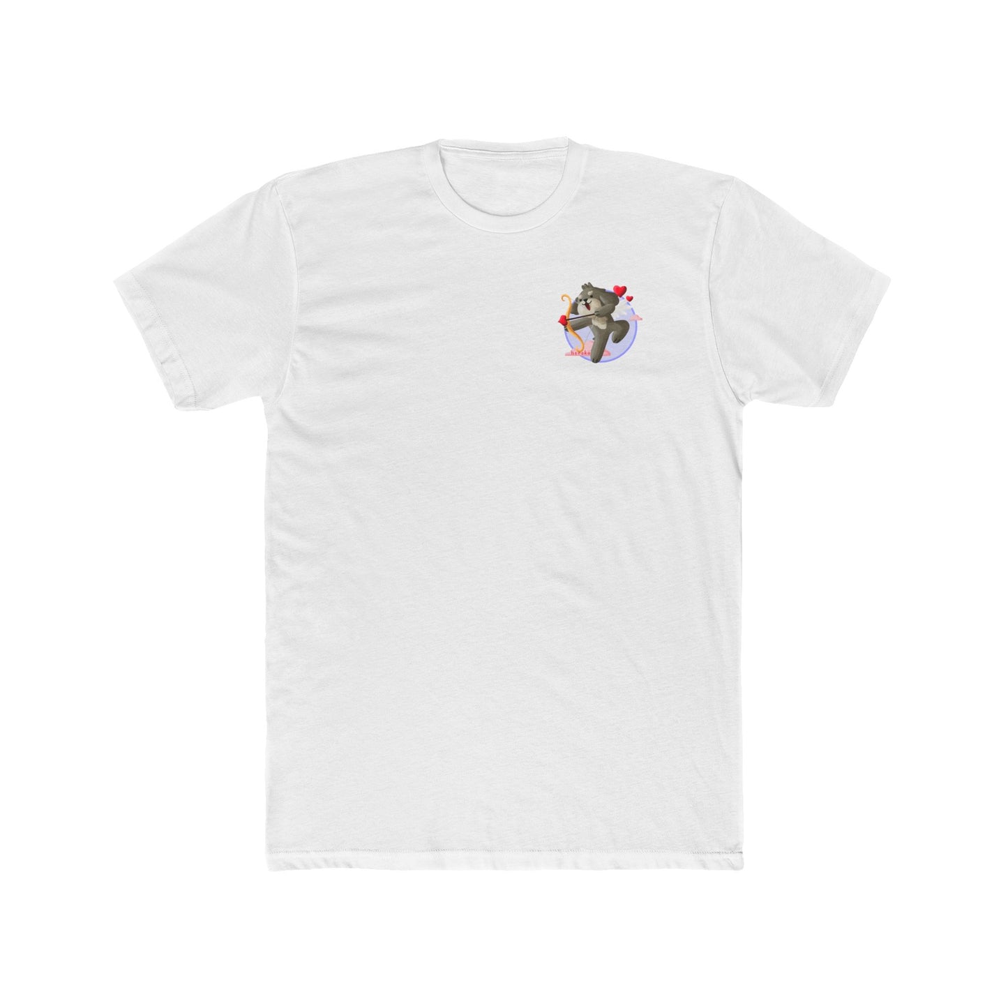 Adults Tee - Cute Dog Valentine's Day Design
