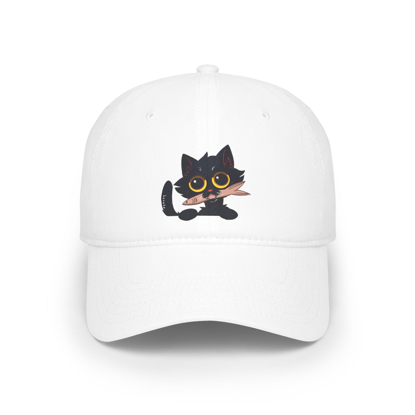 BLACK CAT Low Profile Baseball Cap/Hat