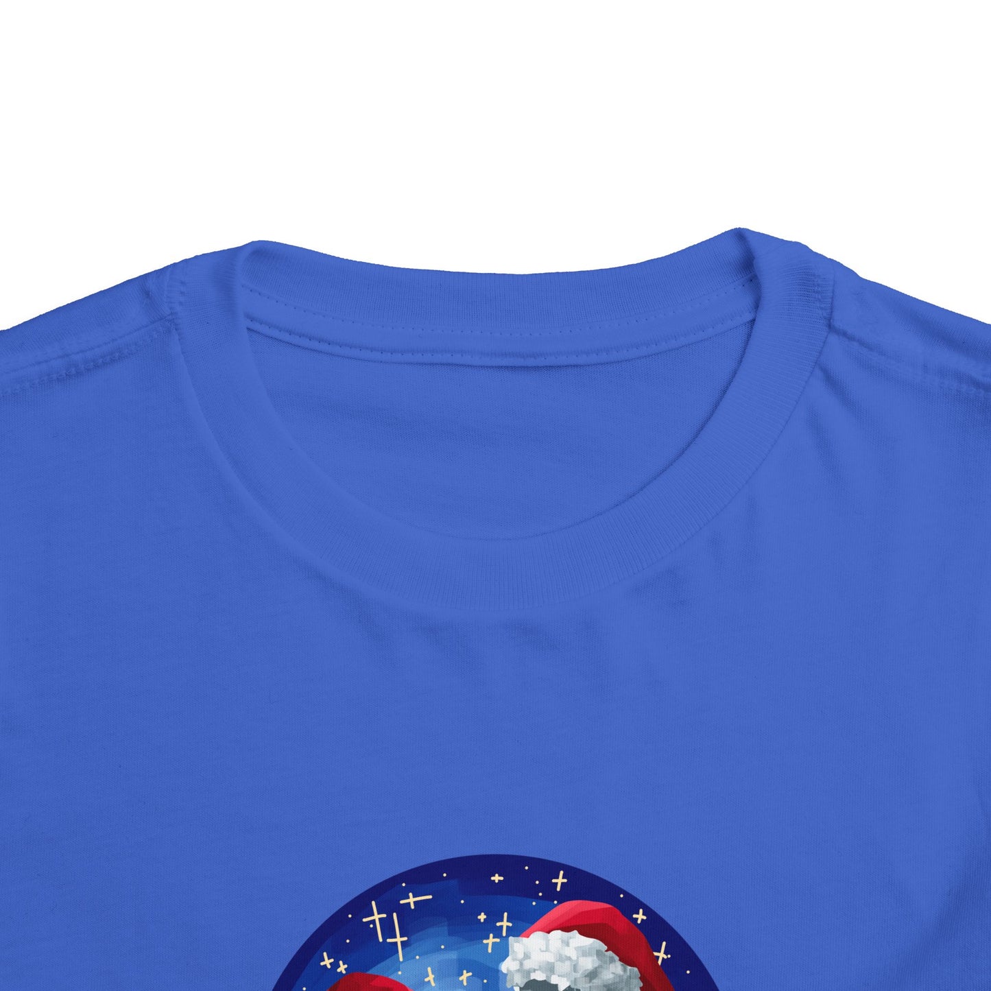 Toddler Tee - Cute Christmas Turtle & Puppy in a Snow Globe Holiday Design