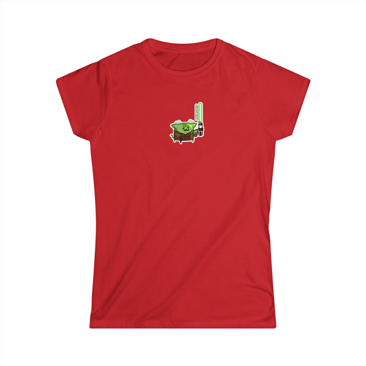 Slim Fit Tee - Jedi Master Cat Design
