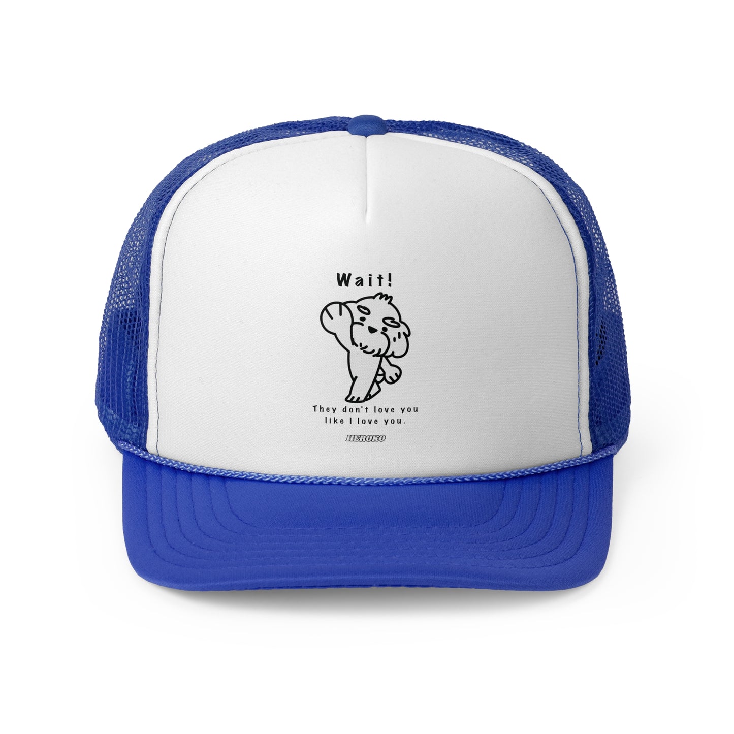 WAIT! DOG MEME Trucker Cap/Hat