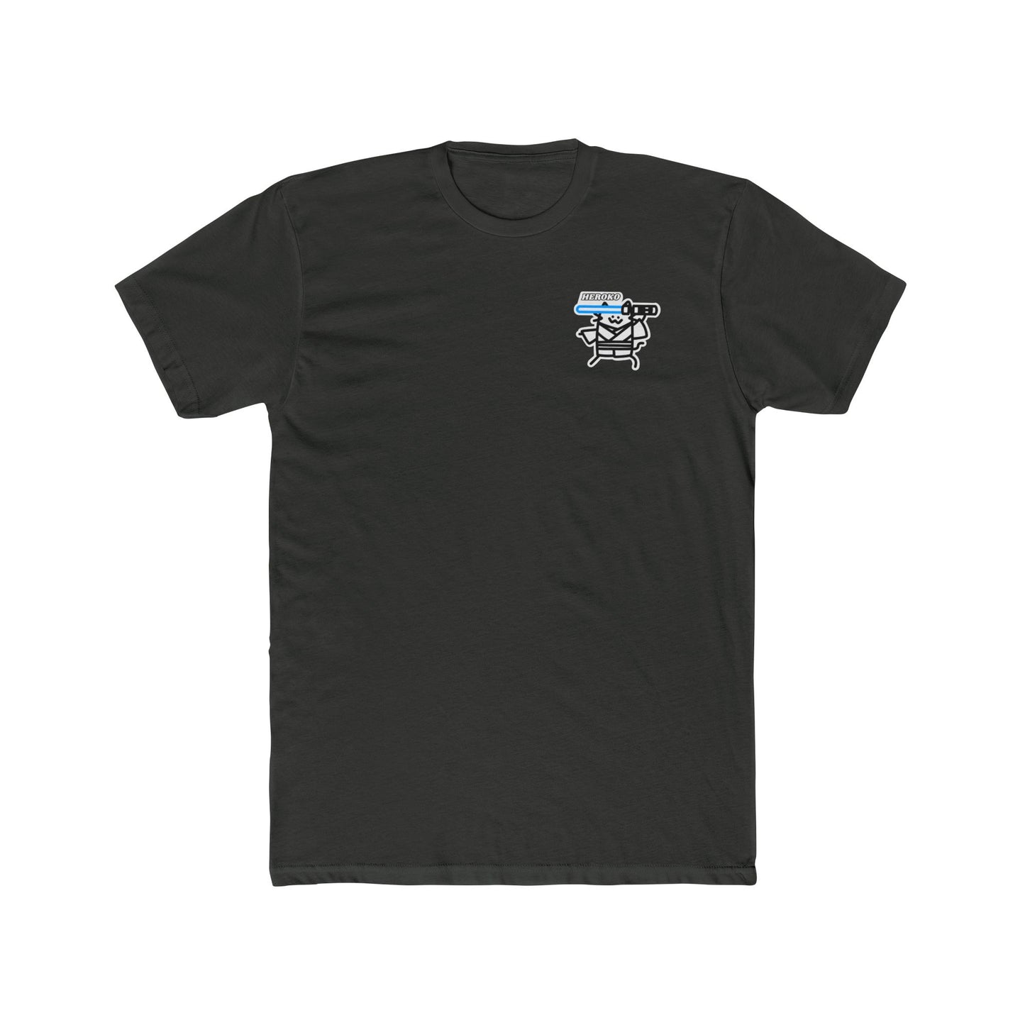 Jedi Cat B&W Unisex Cotton Tee