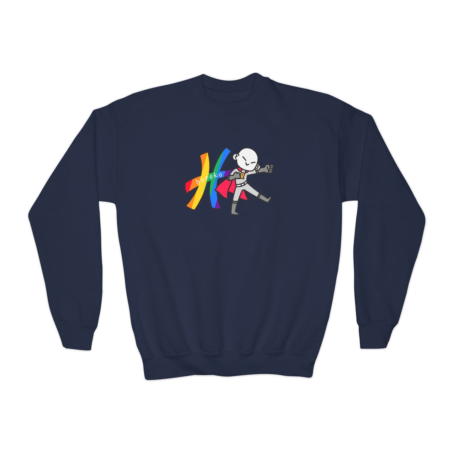 Youth PRIDE HEROKO Crewneck Sweatshirt