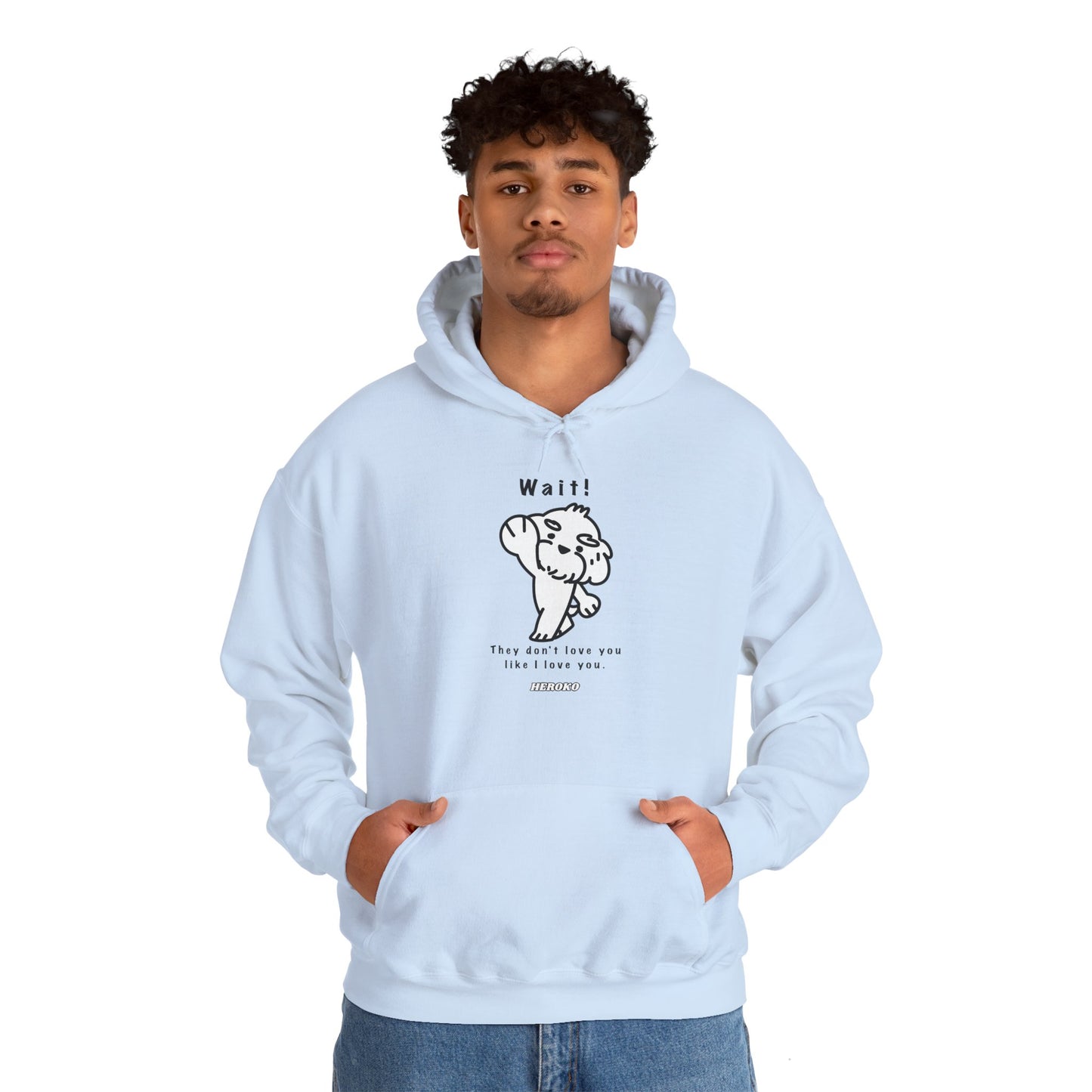 Adults WAIT! DOG MEME Hoodie