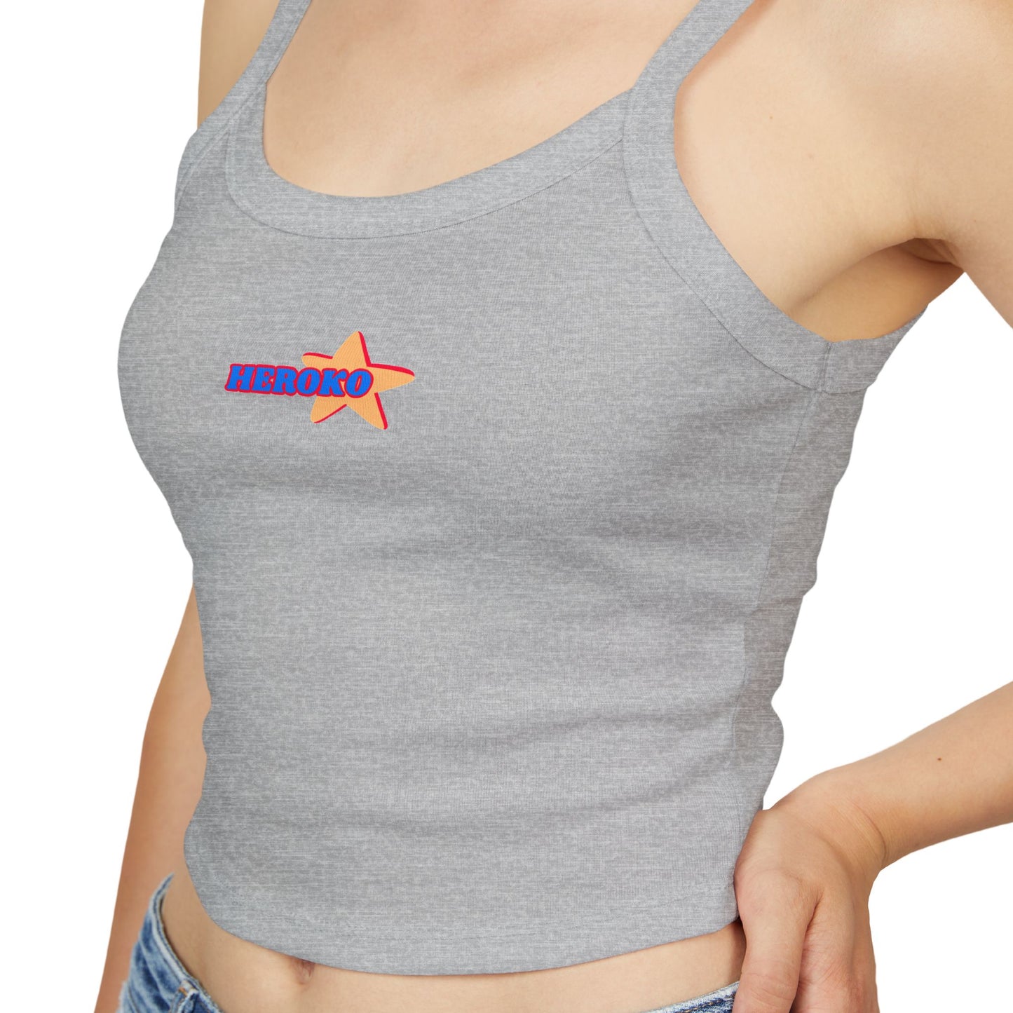 Heroko Retro Star Women's Spaghetti Strap Tank Top - Perfect for Summer Outfits