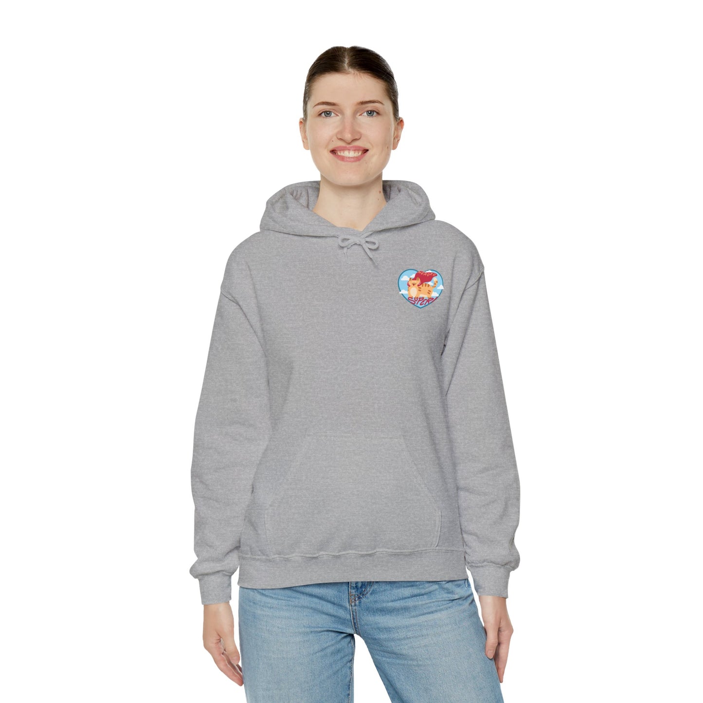 Adults SUPER CAT HEART Hoodie
