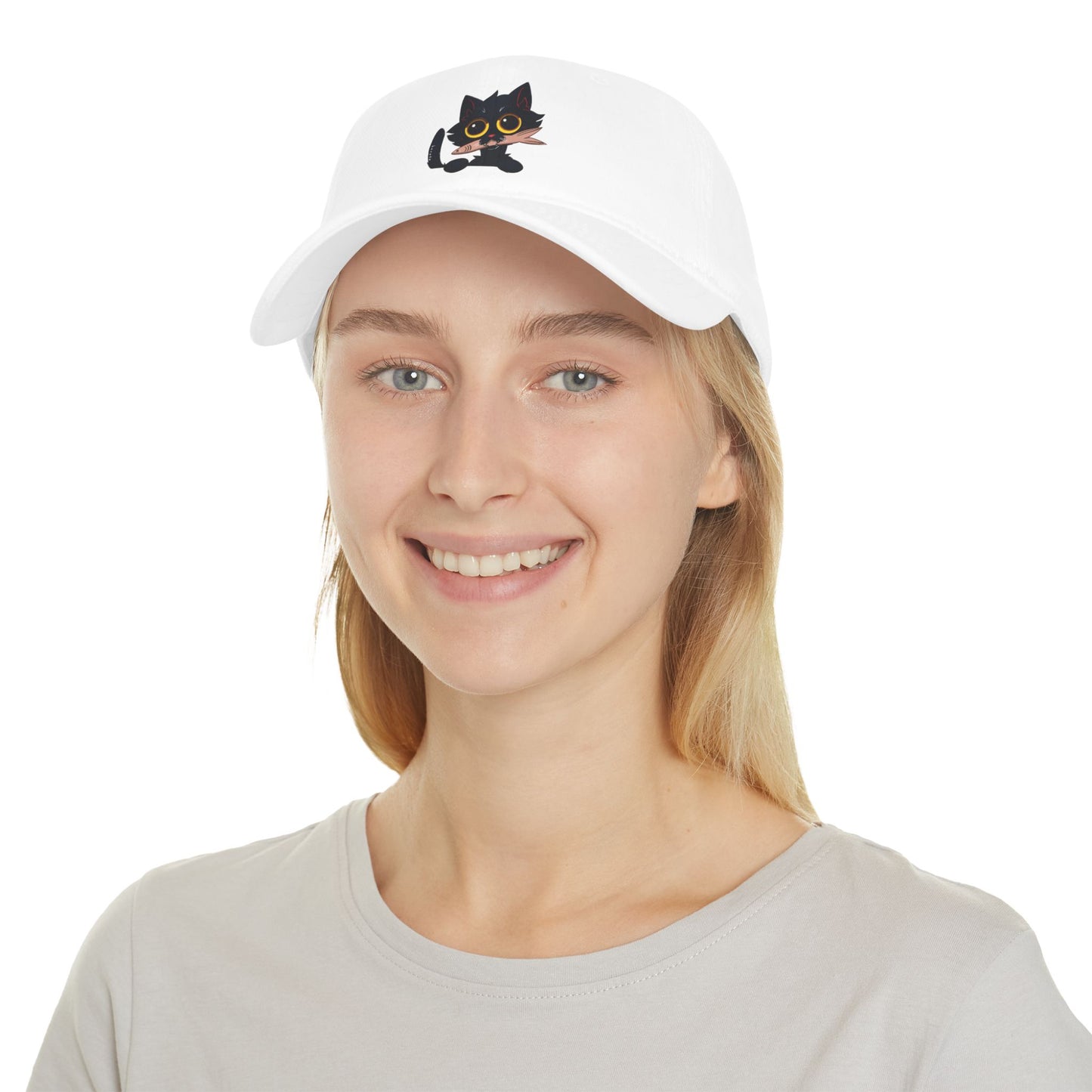 BLACK CAT Low Profile Baseball Cap/Hat