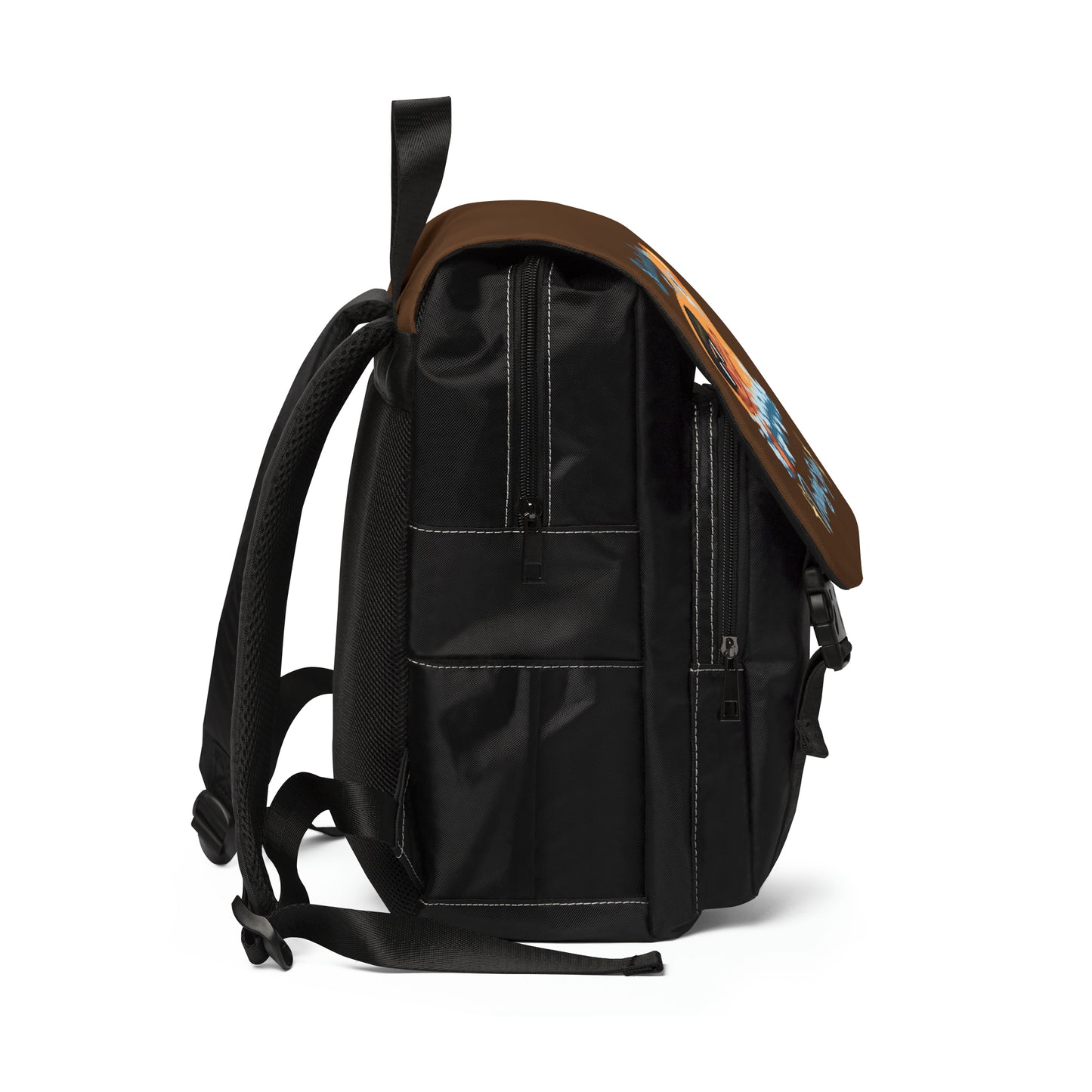 Heroko (AA) SWIMMING IN STYLE (BROWN) Unisex Casual Shoulder Backpack