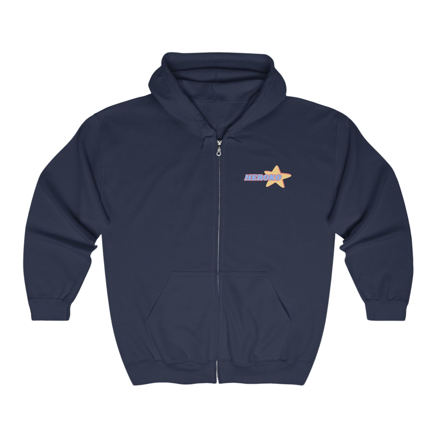 Adults HEROKO RETRO STAR Full Zip Hoodie