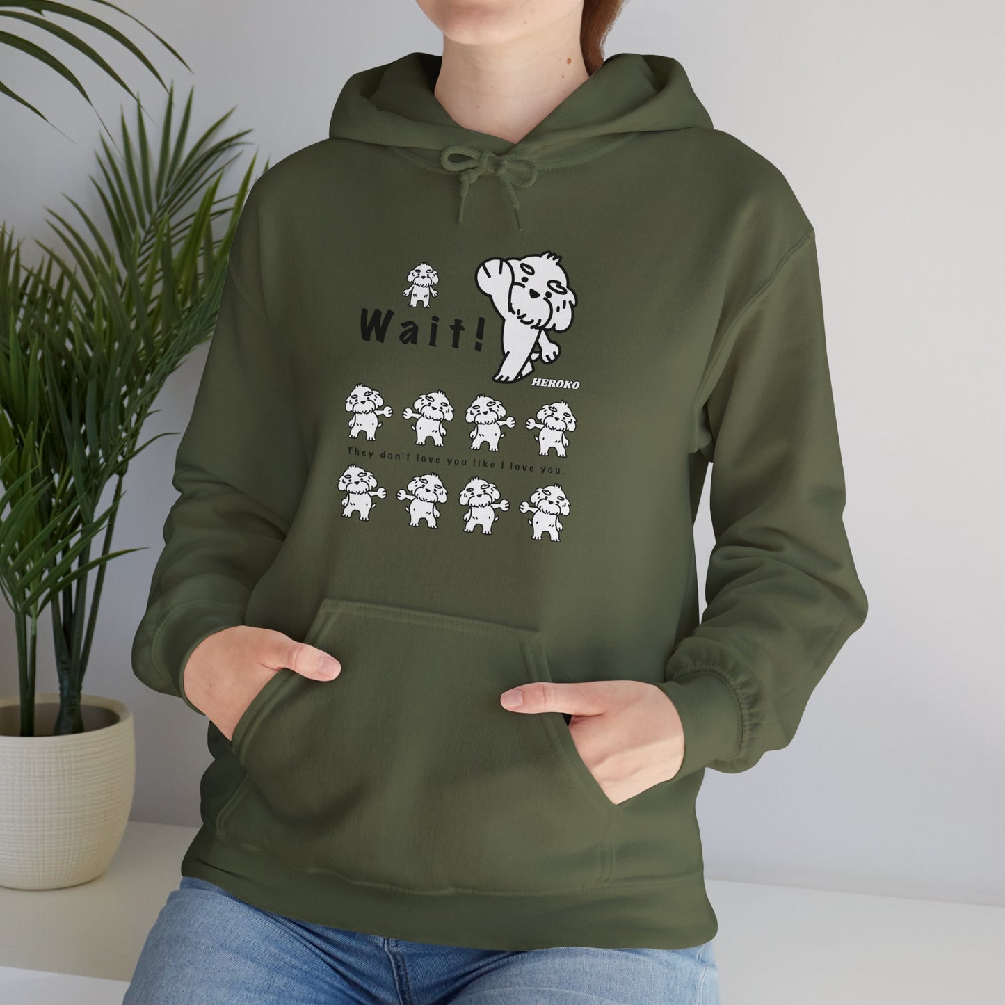 Adults WAIT! DANCING DOGS MEME Hoodie