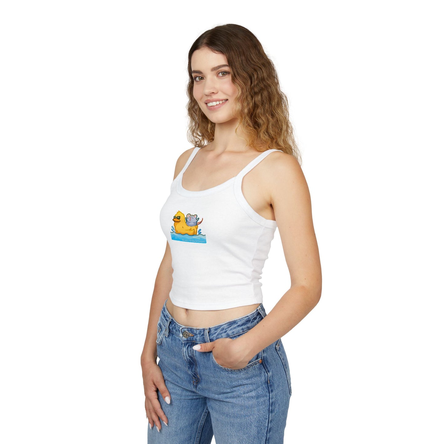 Summer Swimming Buddies Tank Top - Women's Spaghetti Strap