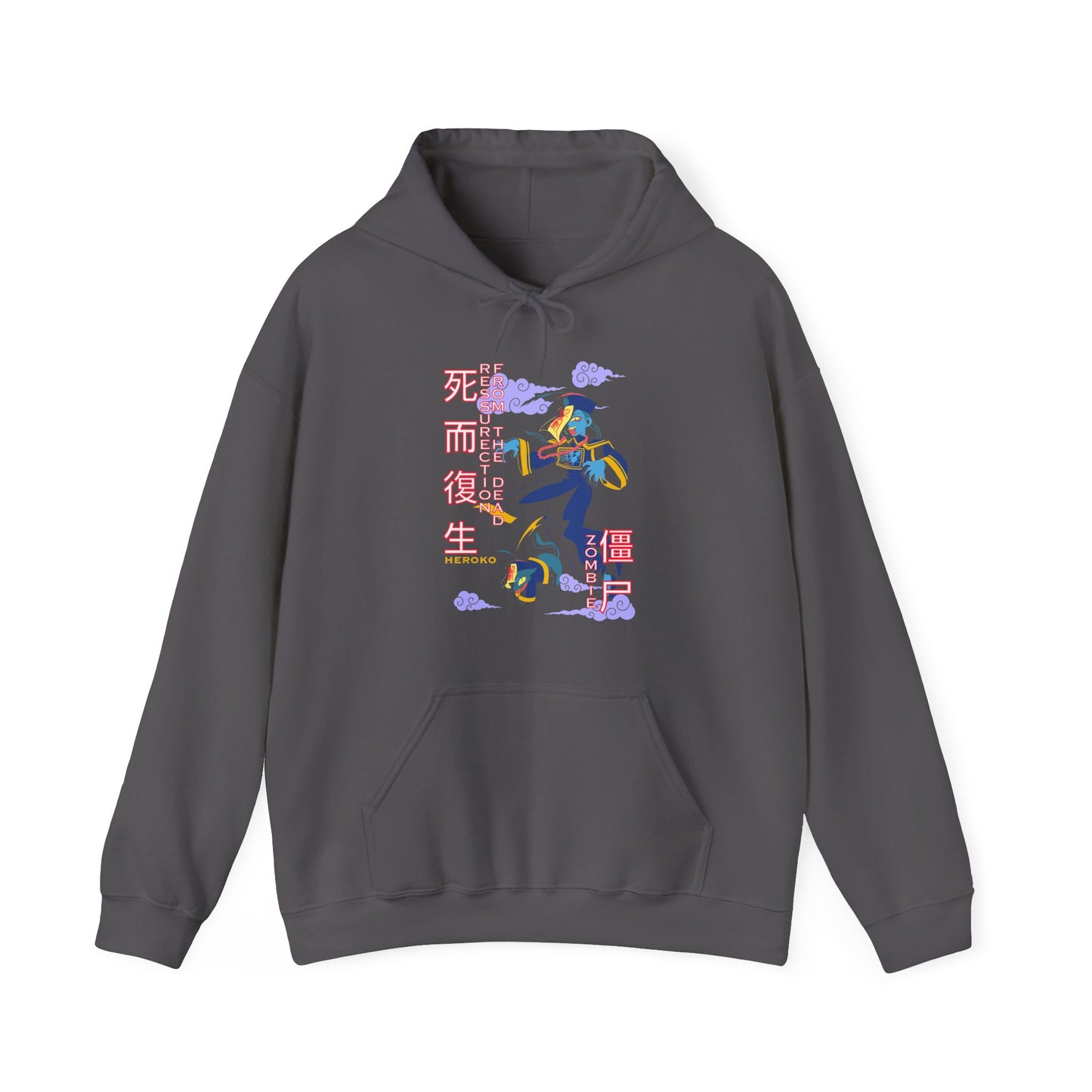 Halloween Unisex Hoodie, Chinese Ancient Zombies Design