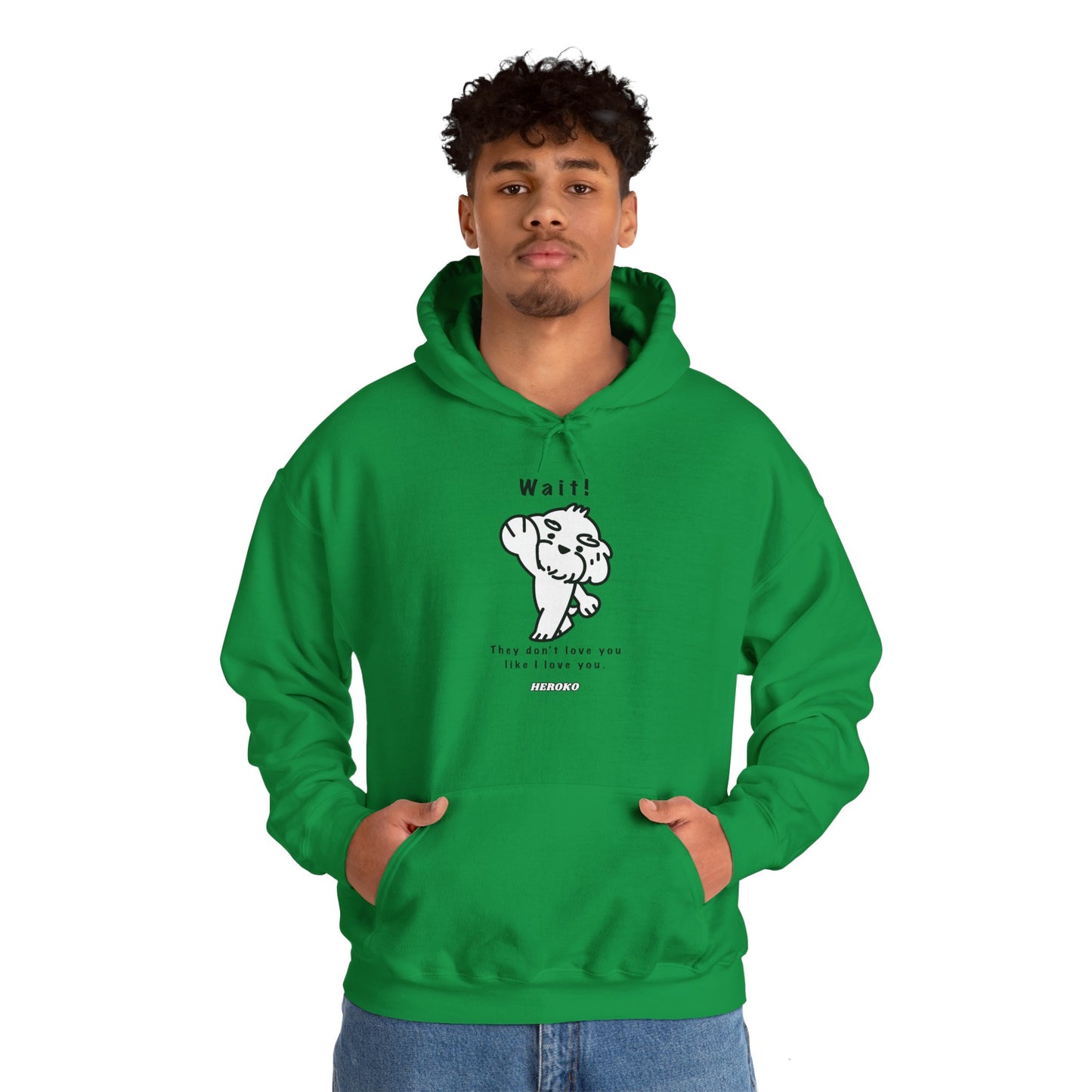 Adults WAIT! DOG MEME Hoodie