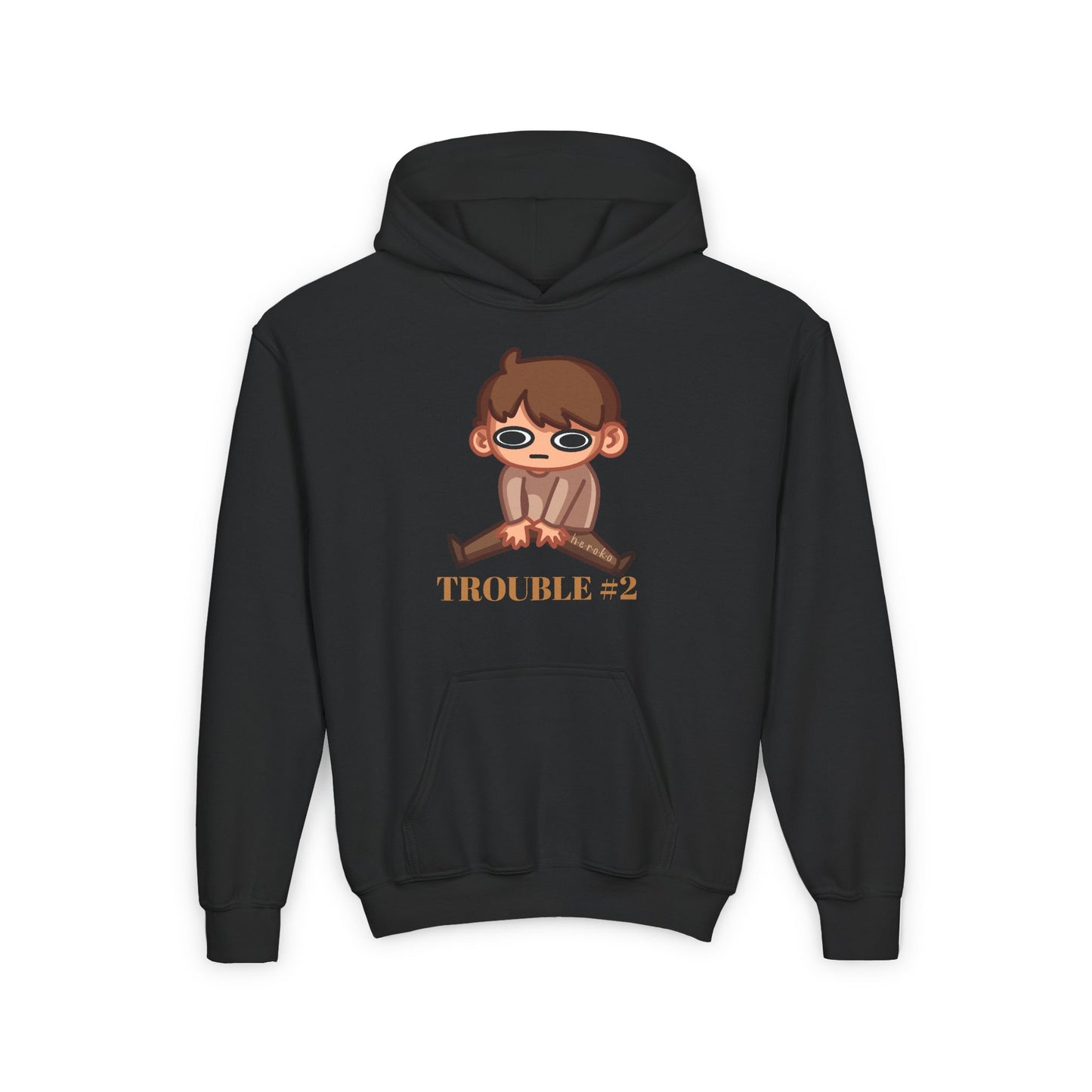 Youth TROUBLE #2 BOY Hooded Sweatshirts