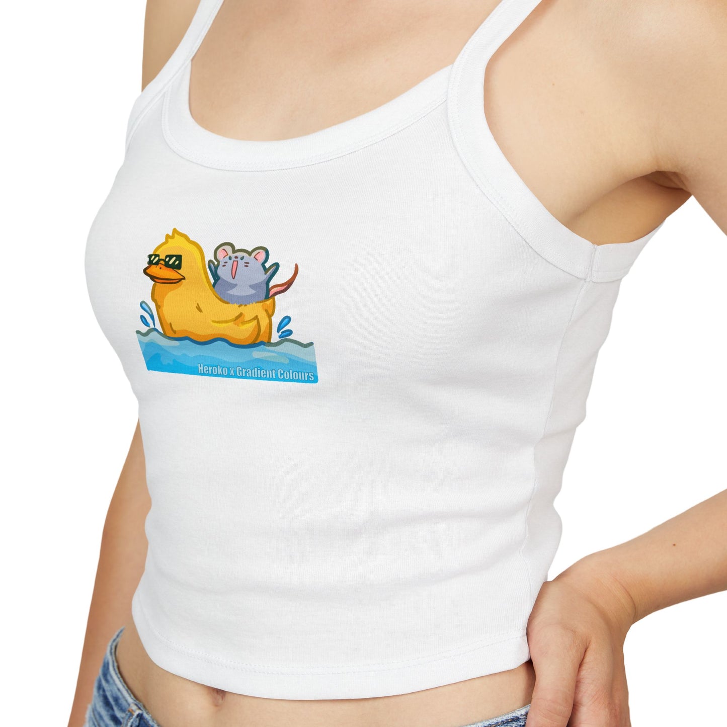 Summer Swimming Buddies Tank Top - Women's Spaghetti Strap