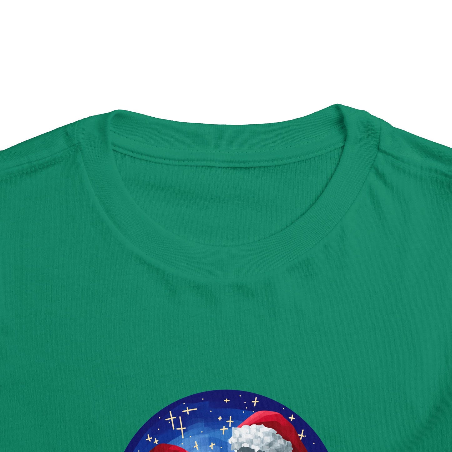 Toddler Tee - Cute Christmas Turtle & Puppy in a Snow Globe Holiday Design