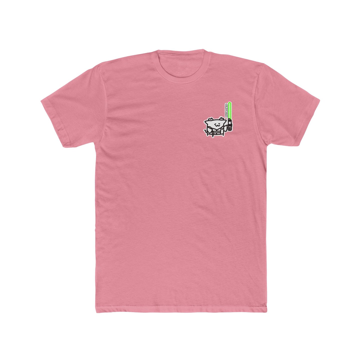 Jedi Master Cat Crew Tee - Unisex Cotton Shirt for Casual Summer Vibes