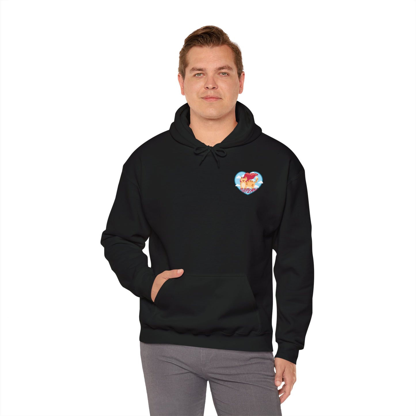 Adults SUPER CAT HEART Hoodie