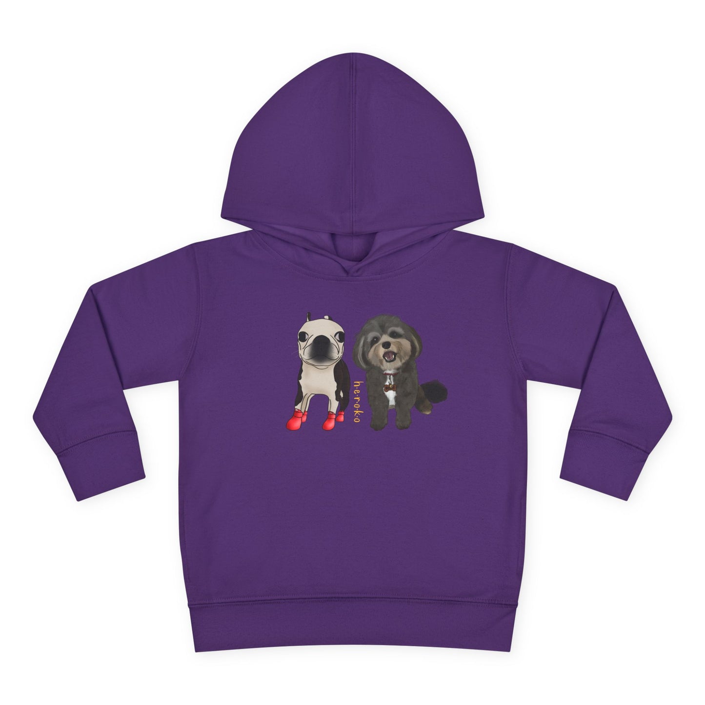 Toddler's 2 DOGS Pullover Hoodie