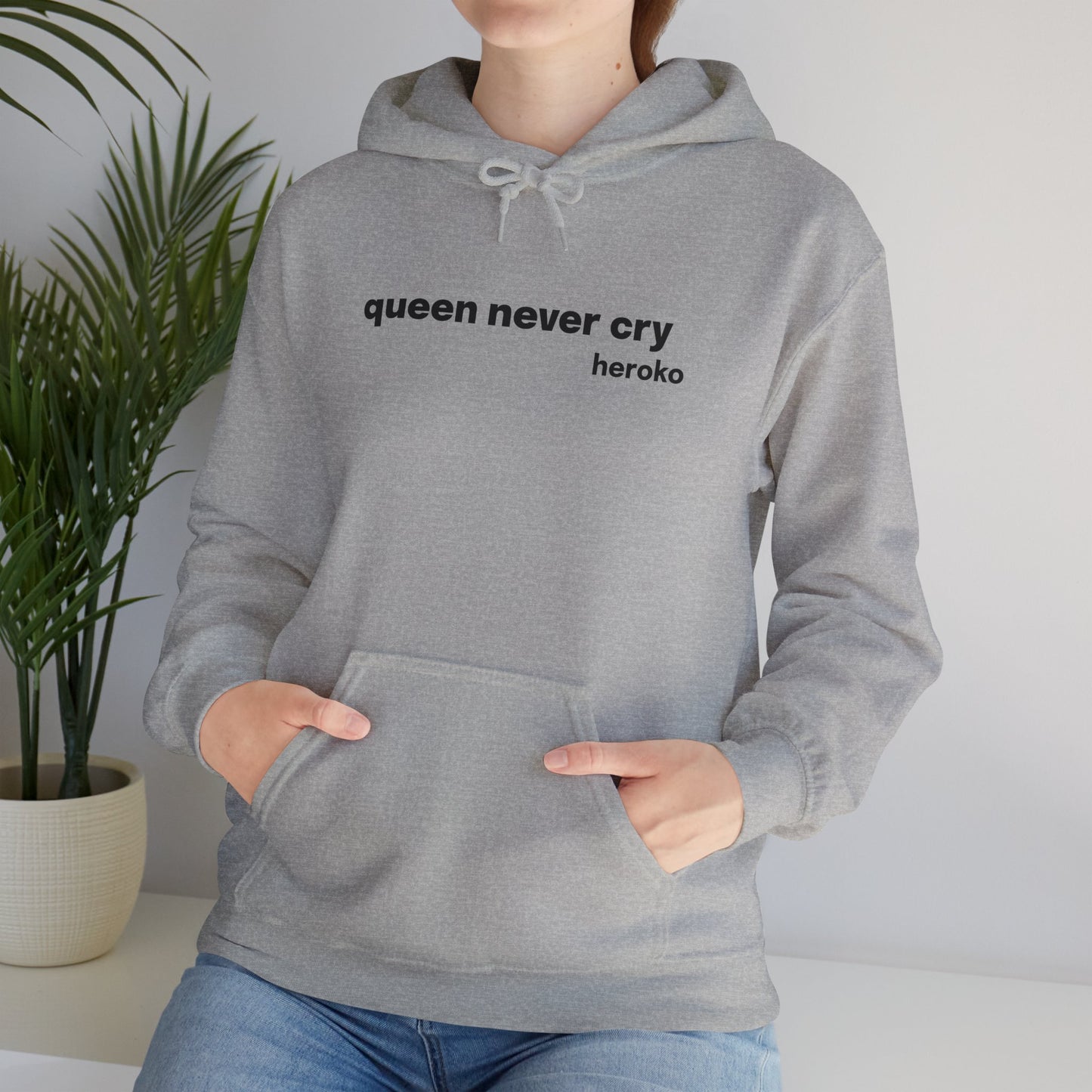 Adults QUEEN NEVER CRY MEME Hoodie