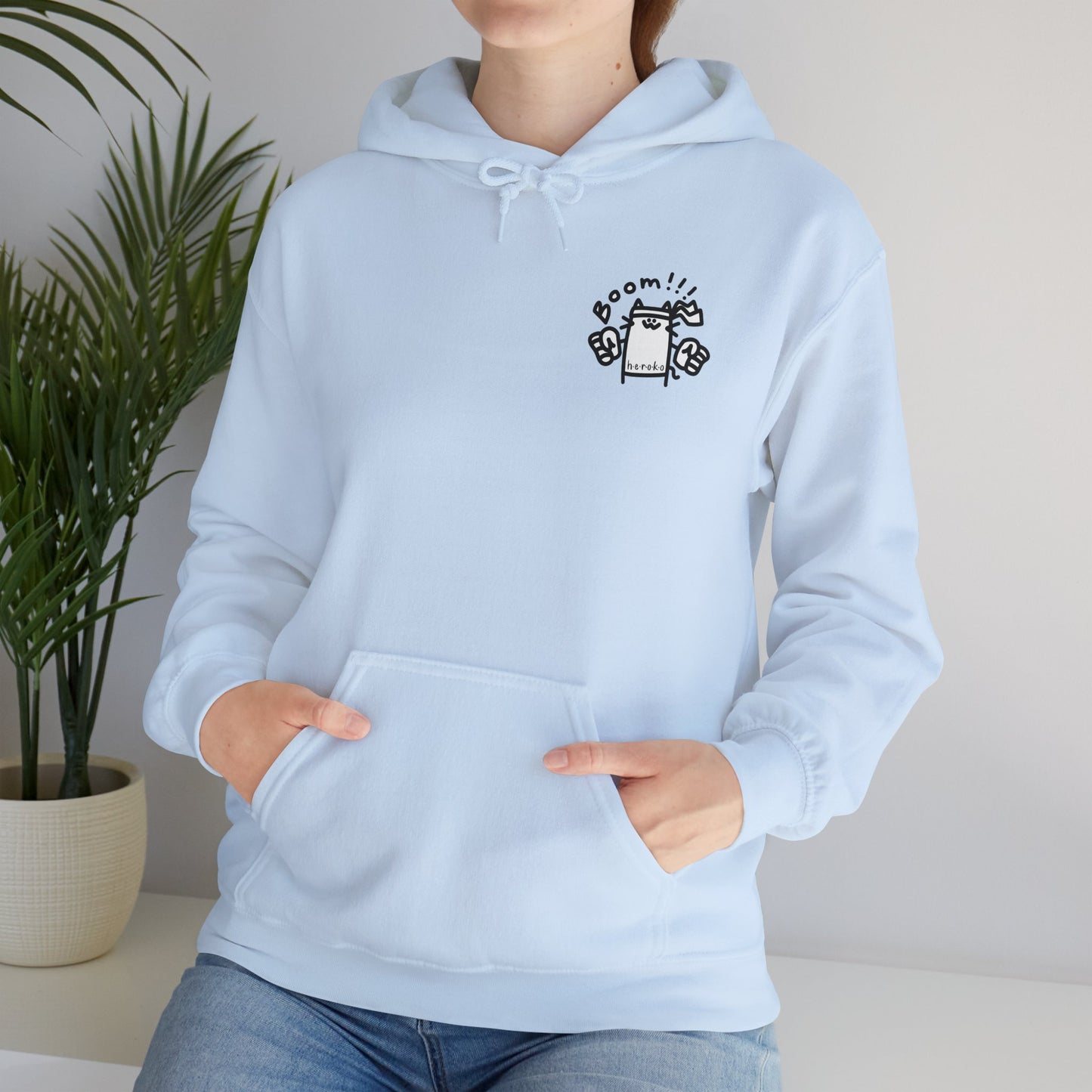 Adults FIGHTING CAT Hoodie