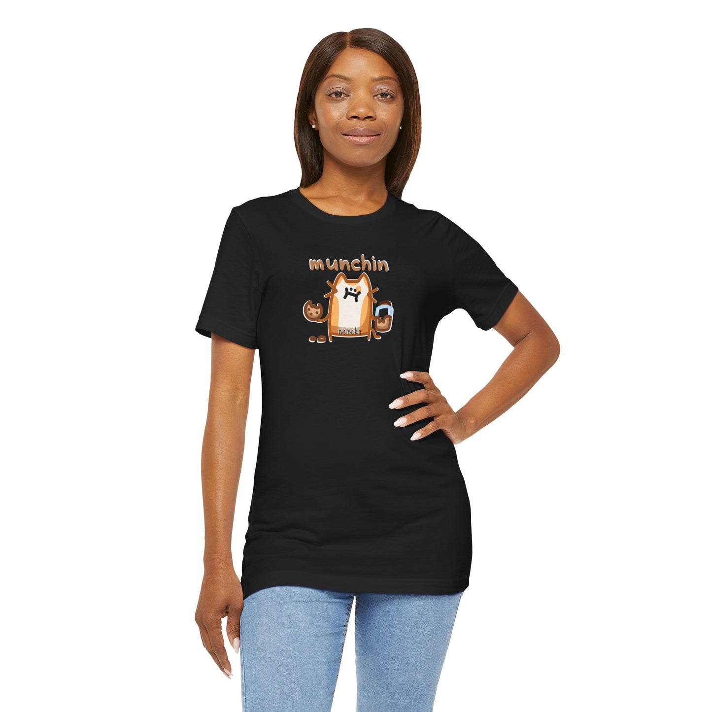 Adults CAT MUNCHIN' Retail Fit Cotton Tee