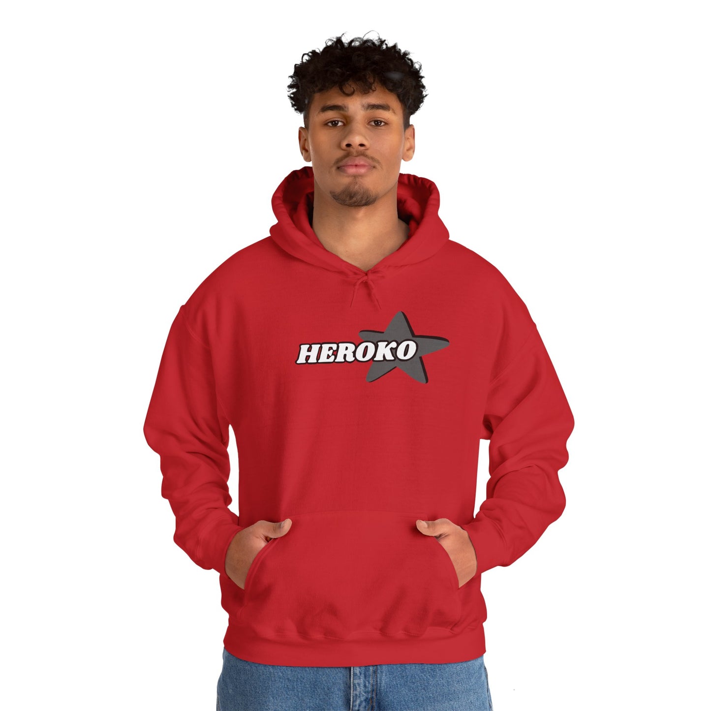 Adults HEROKO B&W STAR Hoodie