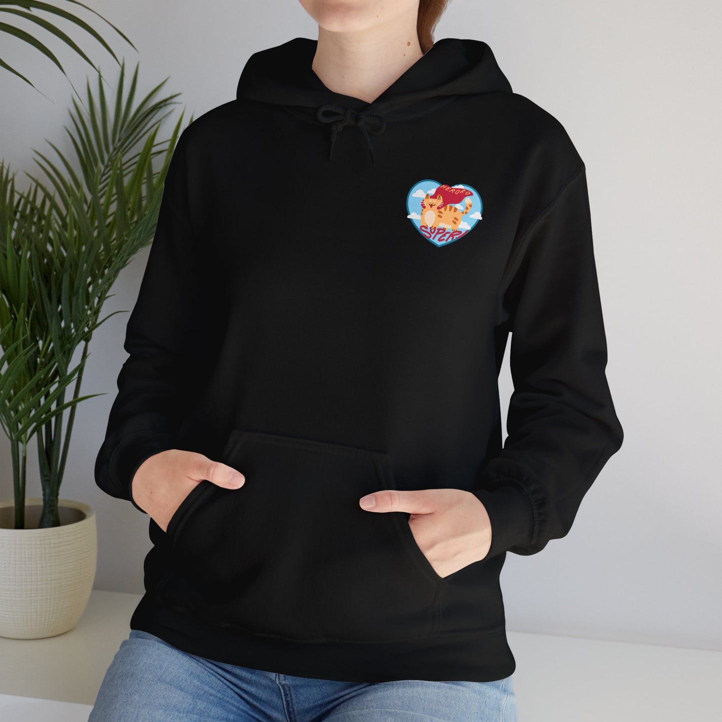 Adults SUPER CAT HEART Hoodie