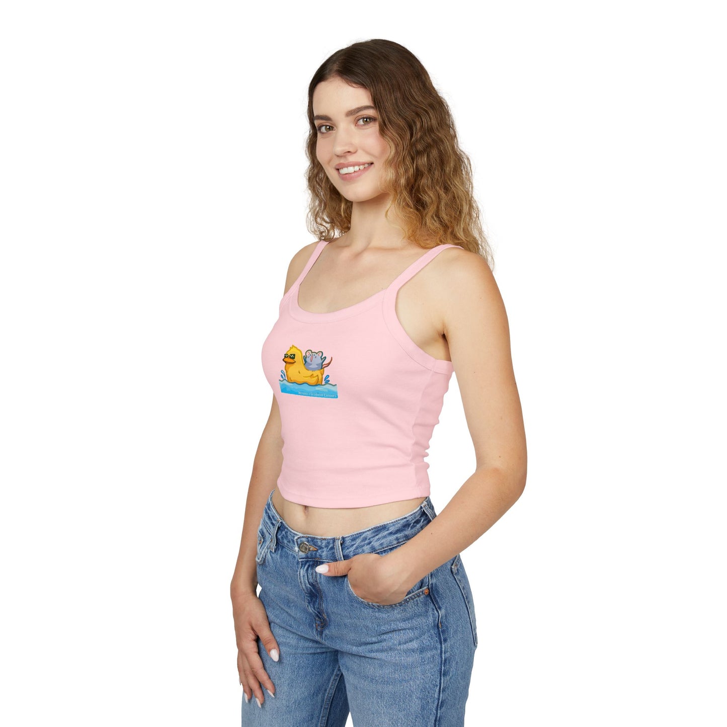 Summer Swimming Buddies Tank Top - Women's Spaghetti Strap