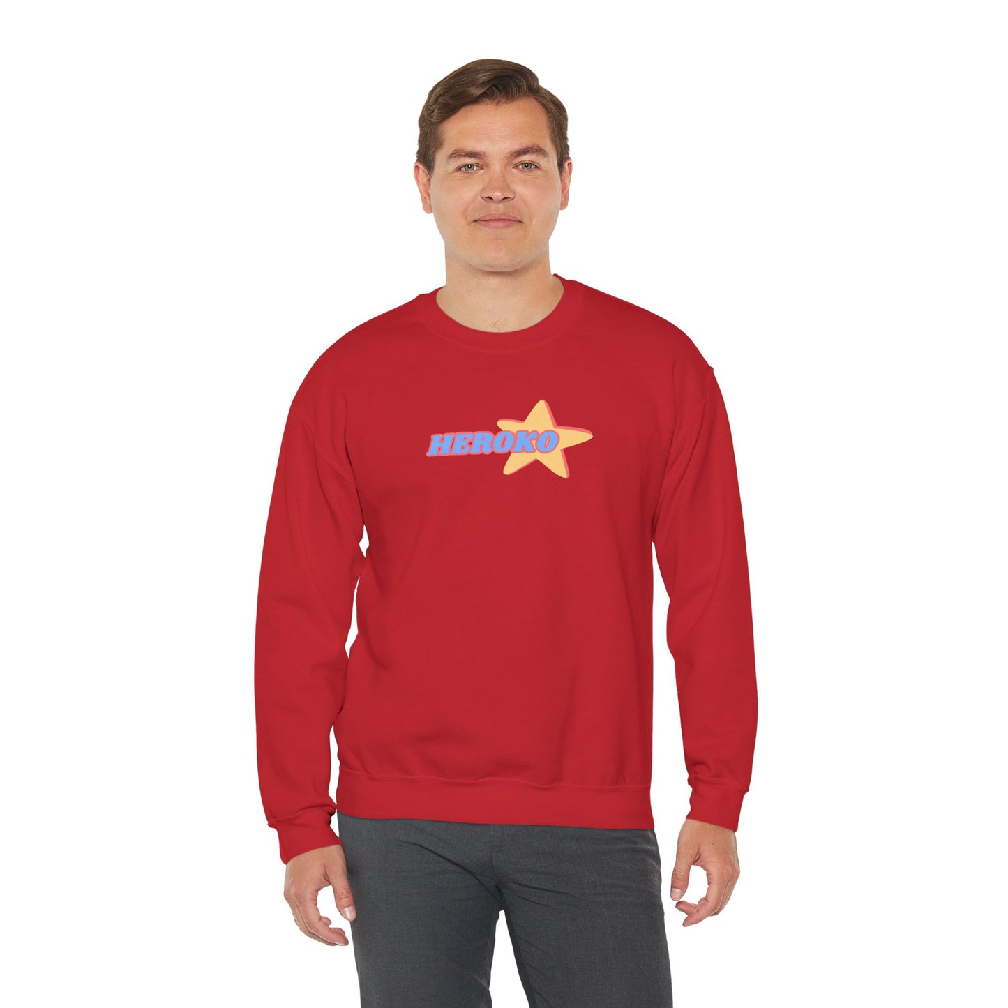 Adults HEROKO RETRO STAR Crewneck Sweatshirt