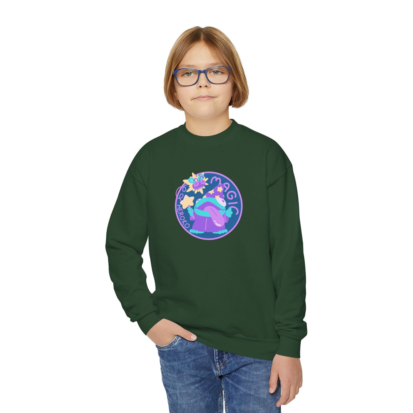 Youth MAGIC FROG Crewneck Sweatshirt