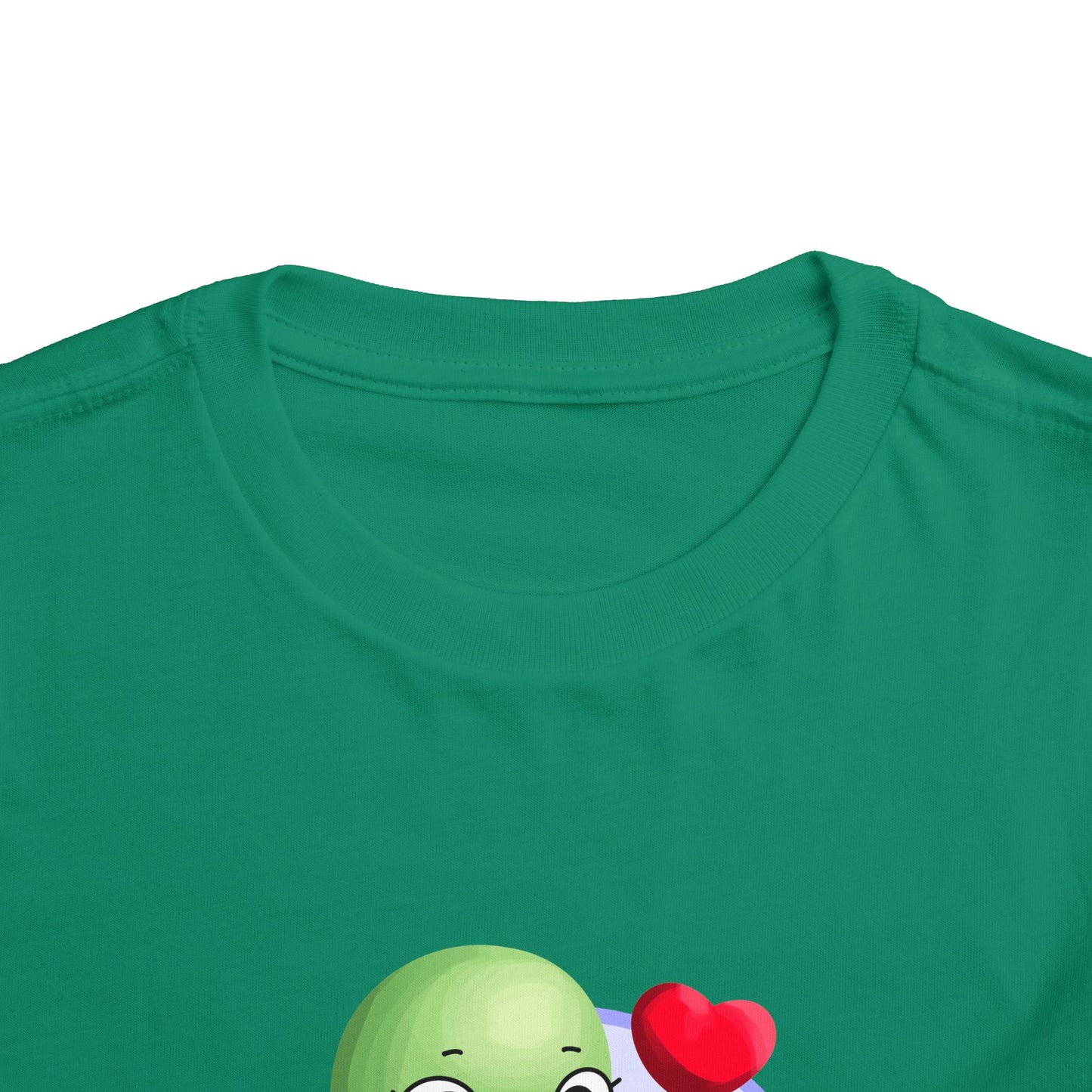 Toddler Tee - Cute Turtle Valentine's Day Design