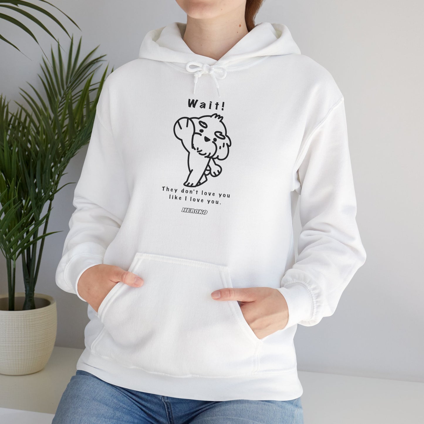 Adults WAIT! DOG MEME Hoodie