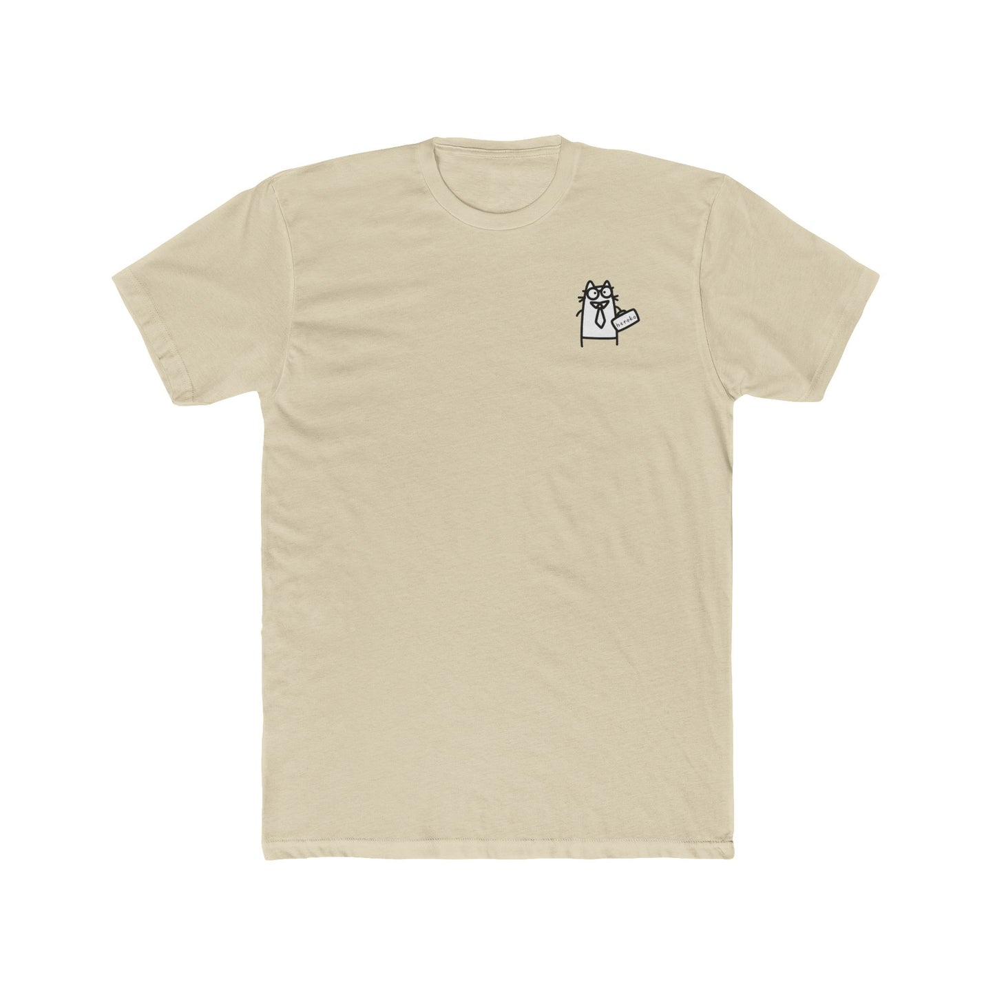 Adults CAT IN BUSINESS Classic Fit Cotton Tee